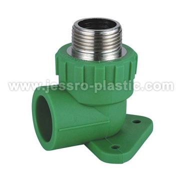 PPR Fittings-macho codo placa de pared (cobre)