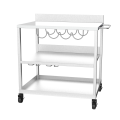 Stainless Steel Plancha Grill Trolley