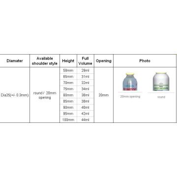 Spray Aerosol Blechdose (BN-Aerosol Dose-Dia25mm)