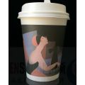 Doppelte Wand Einweg-Kaffee Hot Paper Cups