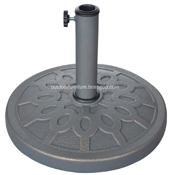 DL-051-13 Beautiful Round Patio 13KGS Polyresin Umbrella Base