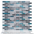 Waterproof 3D Mosaic Self Adhesive Vinyl Wall Tiles