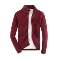 Woolen Leisure Jacket with Button