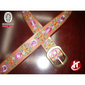 Lastest design leather belt embroidery designs needlepoint belt