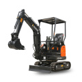 Mini excavador1.8t Digger pequeño 1 tonelada Excavadora