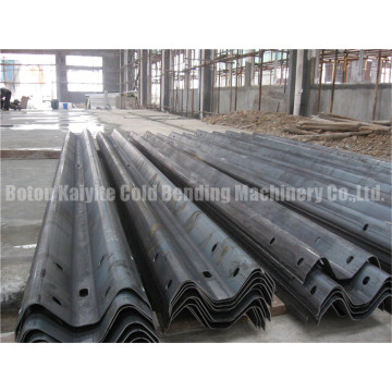 W Beam Steel Highway Guardrail Machine