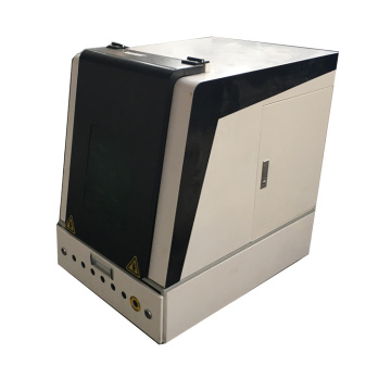 high efficiency Enclosed 30w Metal Keychain Fiber Laser Marking Machine