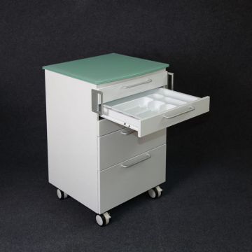 Hospital mobile cart cabinet