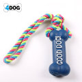 Squeaky Dog Toys with Rope