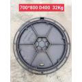 Spheroidal graphite cast iron sewer circular manhole cover