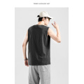 sport sleeveless shirt 100% cotton for men