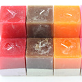 colorful and scent square pillar candle