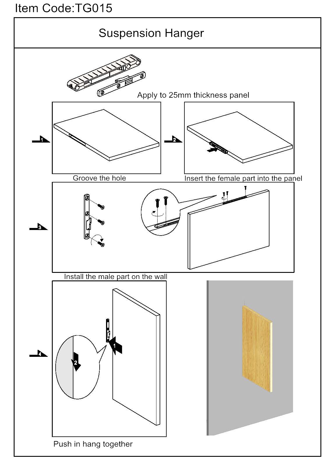 cabinet hanger