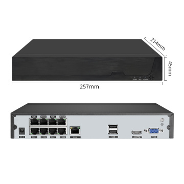 Sistema CCTV de cámara de video vigilancia Poe Switch NVR