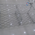 Galfan Hexagonal Gabion Basket Stone Cage for River