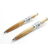 Neue Hollow Design Wooden Pen Kugelschreiber