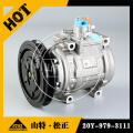 compressor 20Y-979-6121 for komatsu PC400-7 air conditioner