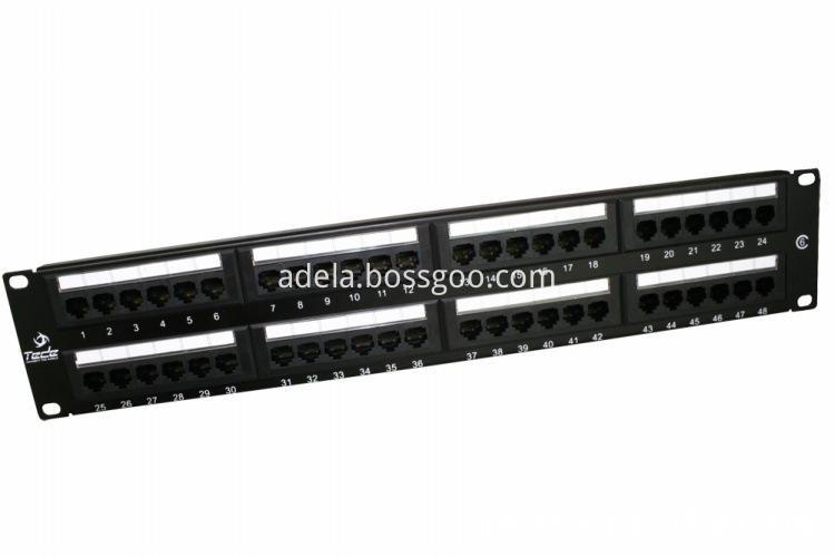 48 ports CAT6 patch panel