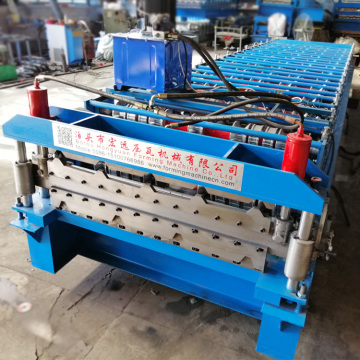 Color Steel Double Tile Making Machine for Roof