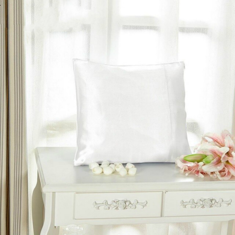 White Silk Pillowcase