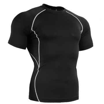 2014 Kurzarm Sport Kompression Wear Body Shaper für Männer