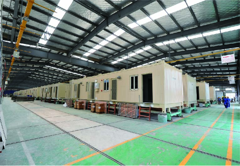 production line-3 for Modular Accommodation Container Type