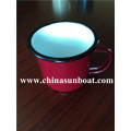 Taza personalizada esmaltada con mango