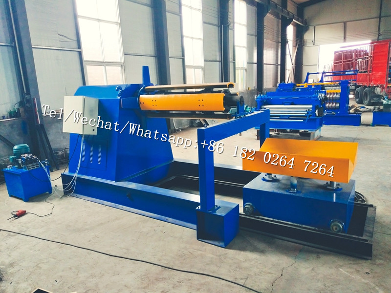 steel panel Cutting Slitting and Rewinding Machine from Roll to Roll