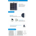 Tragbares 30W Solar-Beleuchtungssystem