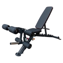 Black Gym Leg Curl Weight Bench Machine