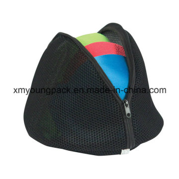 Moda Negro Micro Malla sujetador de lavado Bolsa
