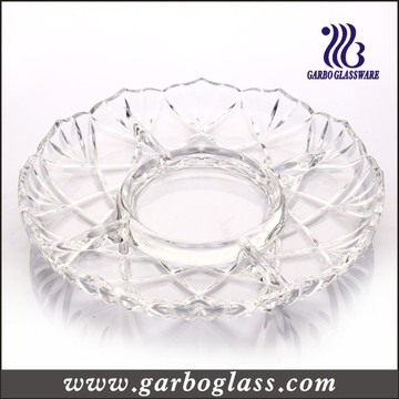 Simple Design Glass Round Plate