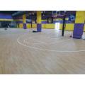 FIBA Approved Indoor PVC Basketball Sport Flooring Wood Grain