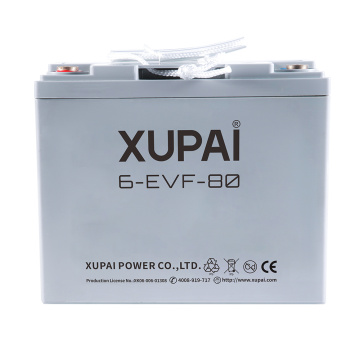 6-EVF-80 12V 80AH sealed power battery for electrical cargo car or cargo van