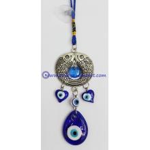 Blue Evil Eye Amulet Evil Eye with Lucky dolphin Amulet or Car Hanging Decoration Ornament