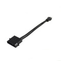 Cable de adaptador de ventilador Molex a 3pin con mangas