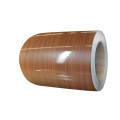 PVC film laminated wood grain steel
