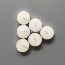 Velas blancas baratas de 100pcs Tealight en la bolsa de plástico