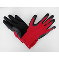 Polyester Shell Nitrile Sandy Coated Safety Work Gloves (N3401)