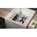 304 Stainless Steel Topmount Workstation Kitchen Sink