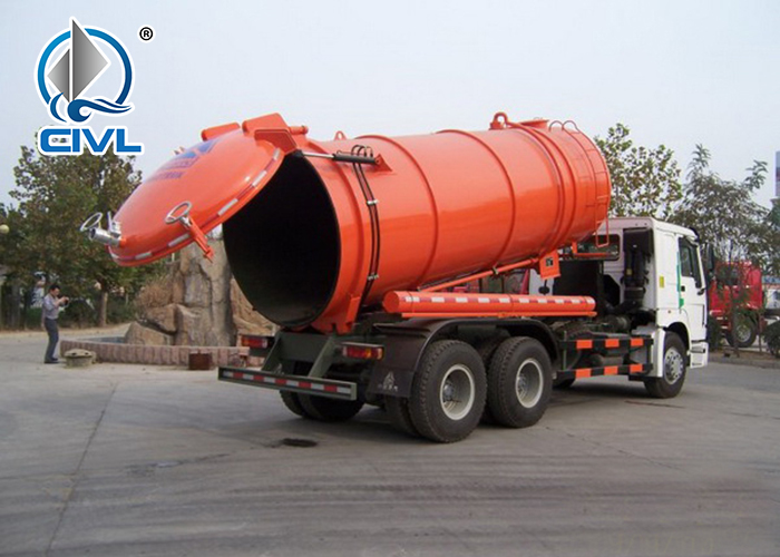 6x4 Sewage Suction Truck 7