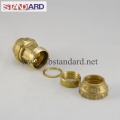 PE Straight Coupling Brass Fitting