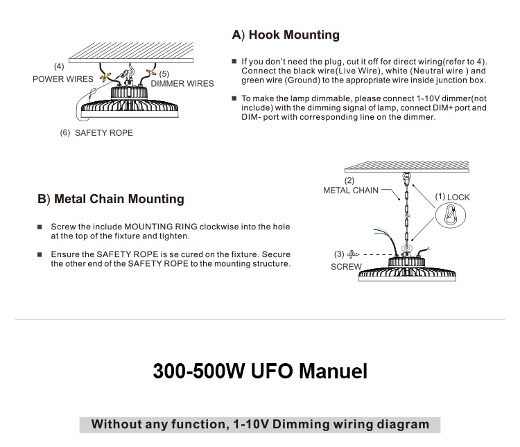 UFO high bay light