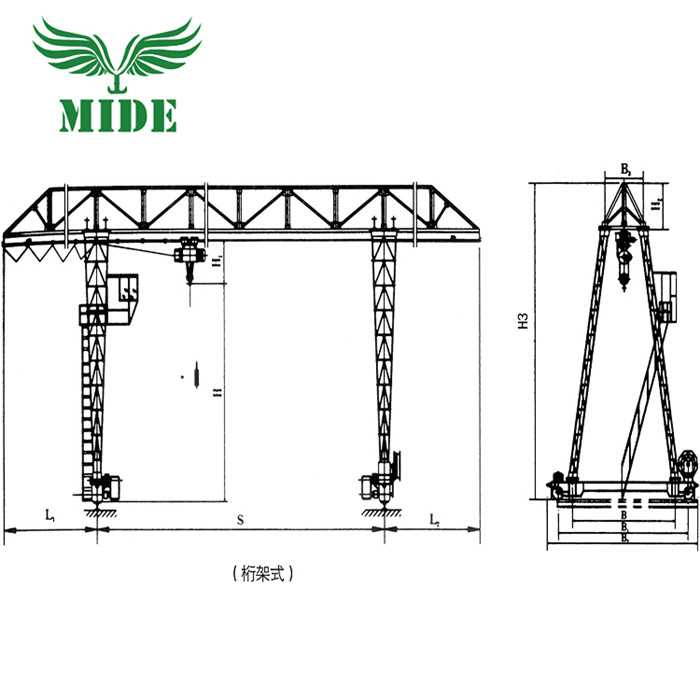 10 ton gantry crane