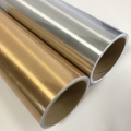 Decorative colorful metallized brushed polyester film