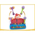 Jouet musical électronique de jouets de bébé clown avec des jouets multifonctionnels de jeu