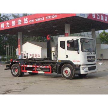 DONGFENG 10CBM Hooking Lift Garbage Truck Dumping Type