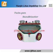 Twin-Pen Sandblaster for Dental Equipment