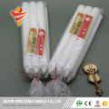 Church light white paraffin wax candle