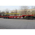 Multi axles 40ft flatbed iso container trailer